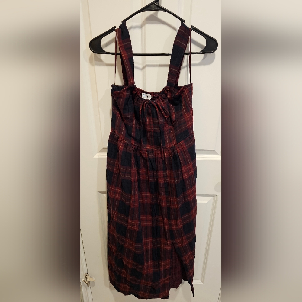 Plaid Sleeveless Dress